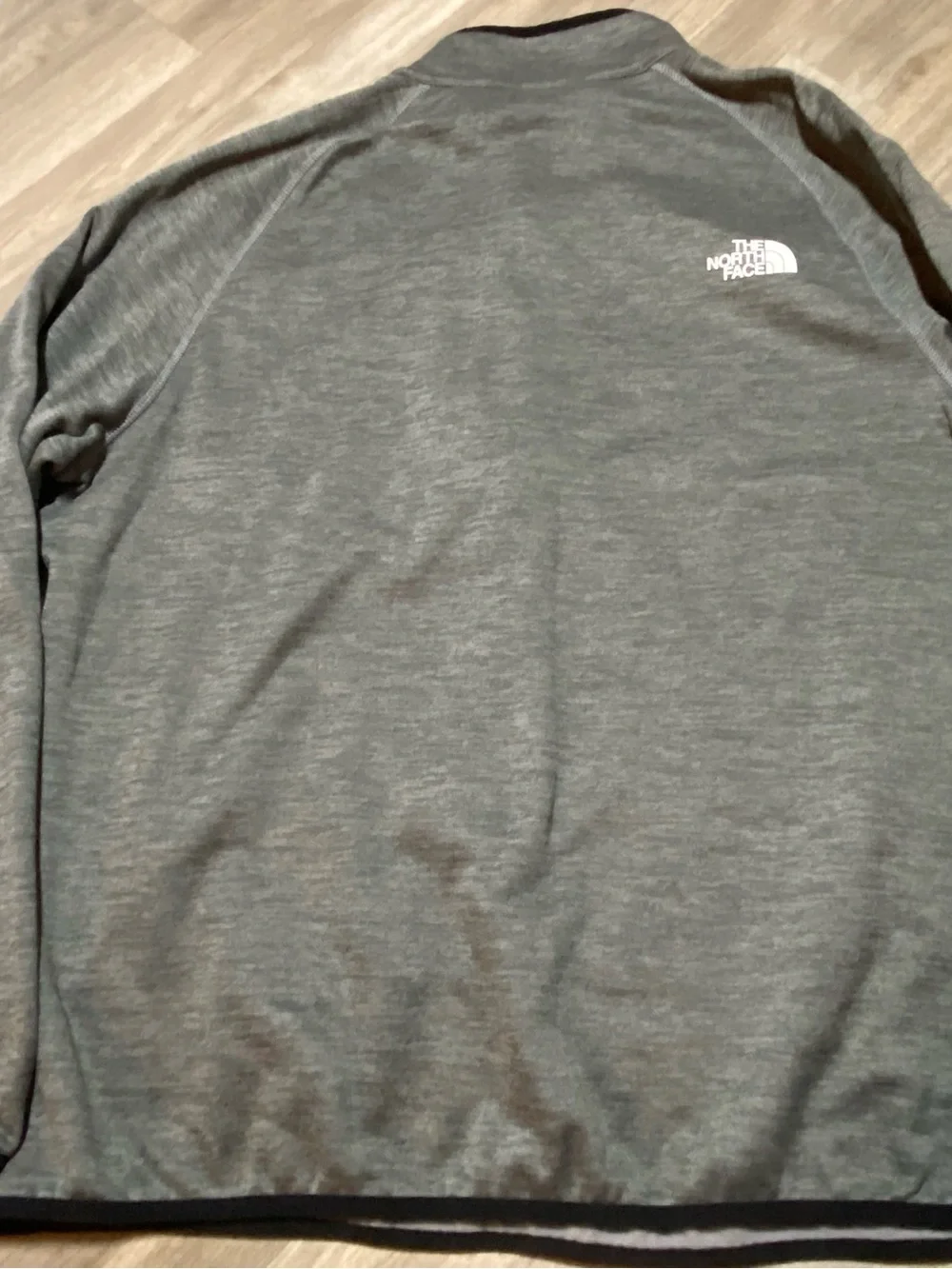 The North Face Men’s Quarter Zip Fleece Pullover Gray & Black Jacket Men's XL